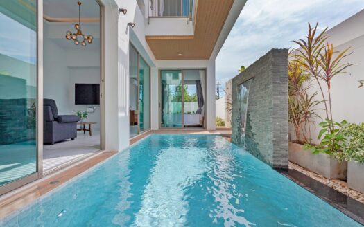 Modern Pool Villa 3 bedrooms for rent in Rawai