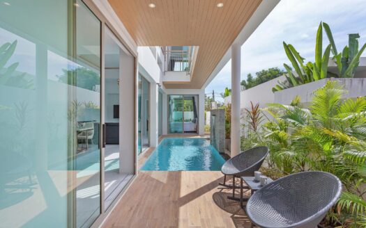 Modern Pool Villa 3 bedrooms for rent in Rawai