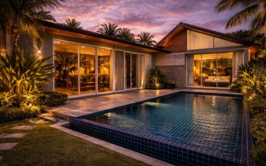 Tropical Modern 3 Bedroom Pool Villa in Mai Khao