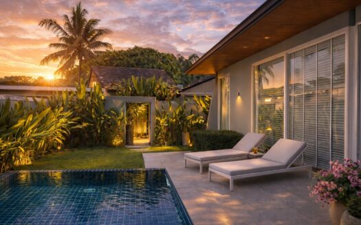 Tropical Modern 3 Bedroom Pool Villa in Mai Khao